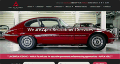 Desktop Screenshot of apex-recruitment.co.uk