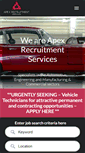 Mobile Screenshot of apex-recruitment.co.uk